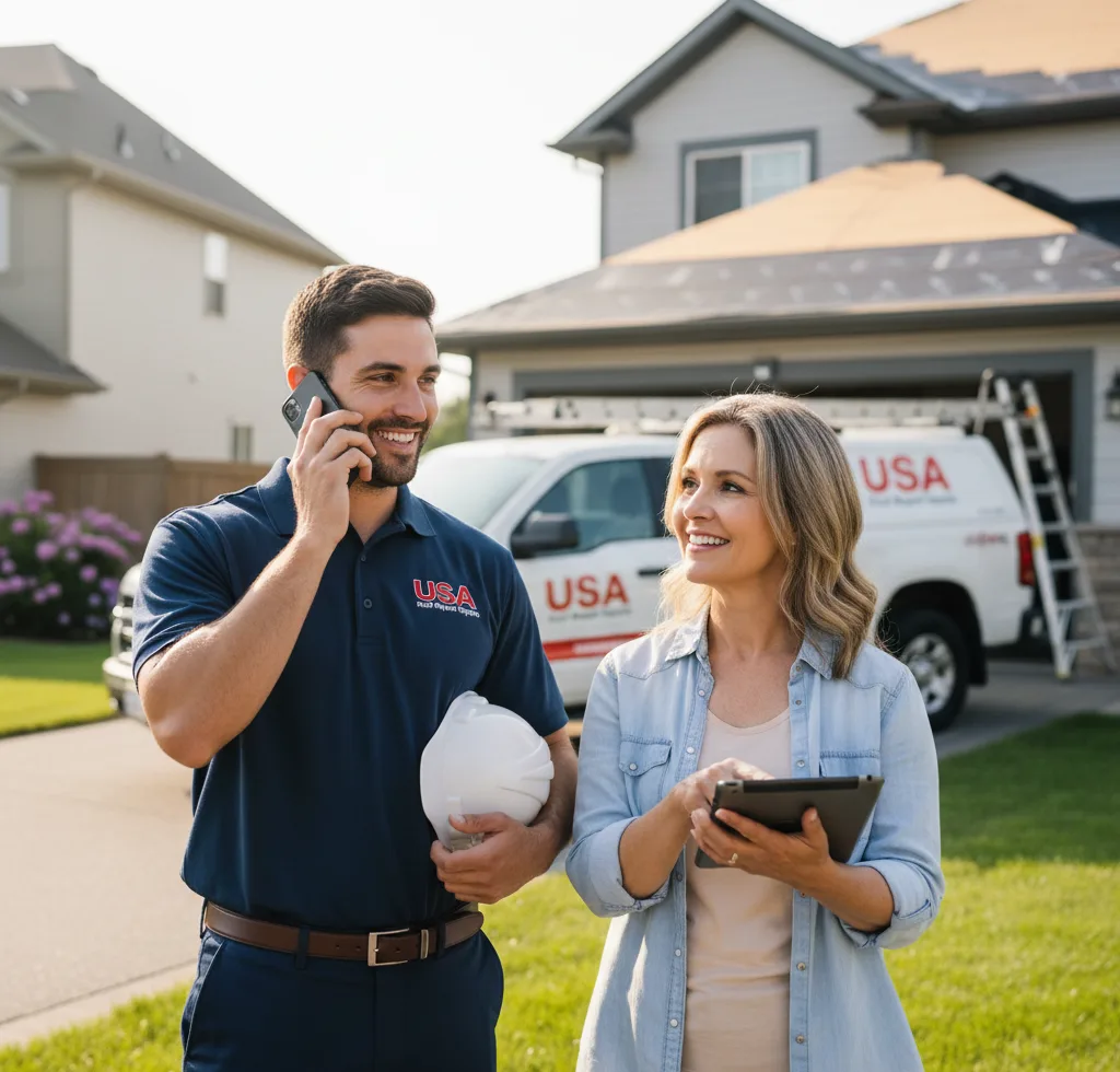 USA Roof Repair Experts customer support in Curtice